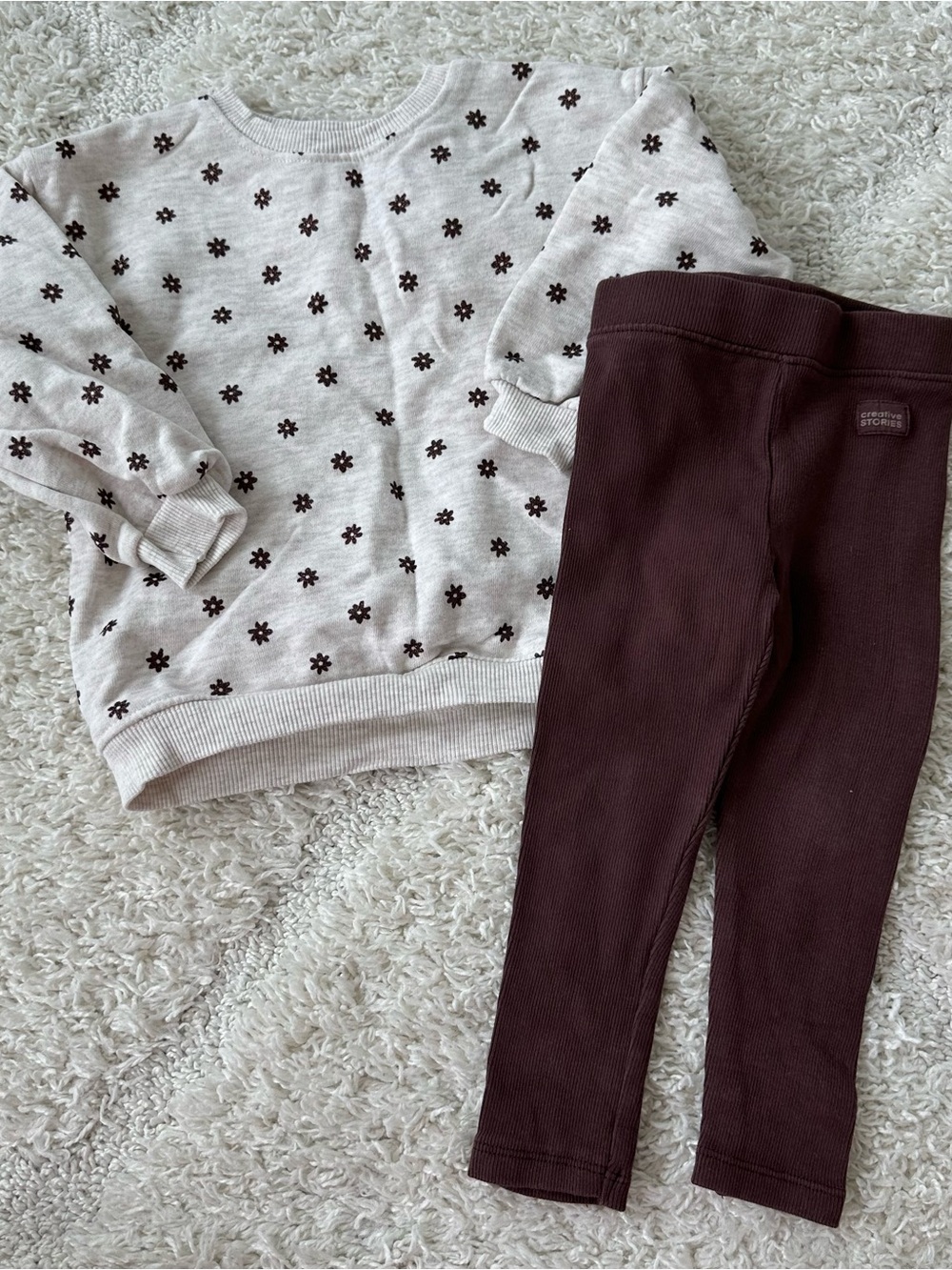 Zara Brown Floral Set